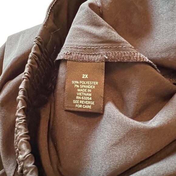 Dressbarn Black Joggers Size 2X - Picture 5 of 5